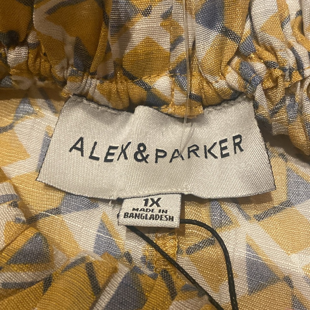ALEX & PARKER Size 1X Rayon/Poly Top NWT - Picture 11 of 12